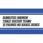 Subbuteo Andrew teams only 12 figures no bases no box (2)